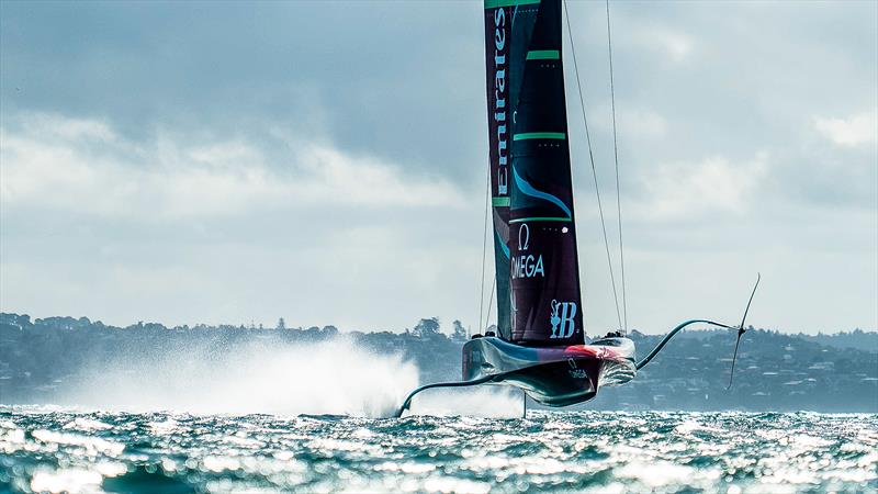 Emirates Team New Zealand - AC75 - Day 11 -  Waitemata Harbour - April 14, 2023 - photo © Adam Mustill / America's Cup