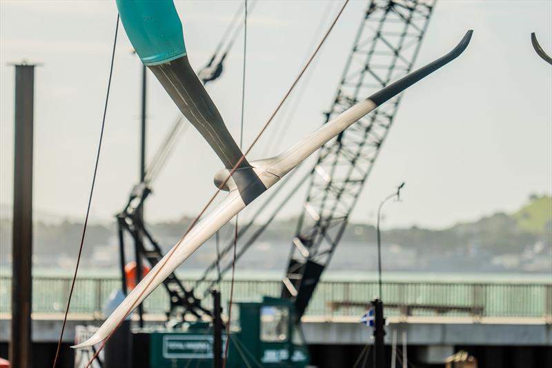 Emirates Team New Zealand - AC75 - Day 12 - April 18, 2023 - Hauraki Gulf - photo © Adam Mustill / America's Cup