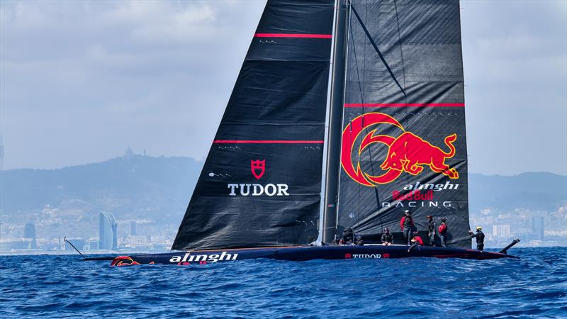 Alinghi Red Bull Racing - AC75  - Day 55 - April 21, 2023 - Barcelona - photo © Alex Carabi / America's Cup