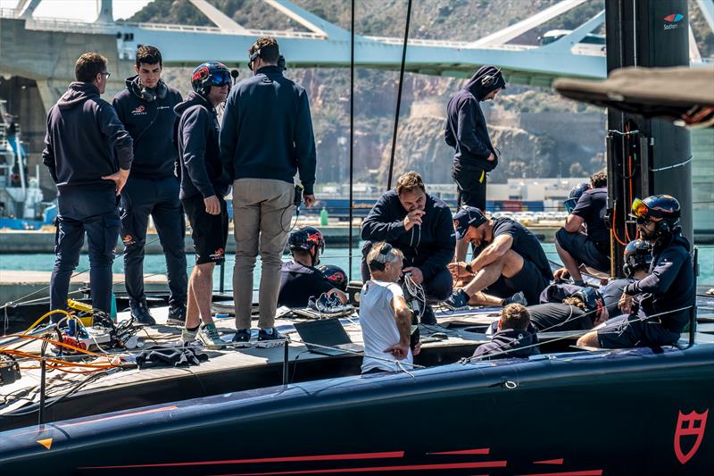 Alinghi Red Bull Racing - AC75  - Day 54 - April 20, 2023 - Barcelona - photo © Alex Carabi / America's Cup