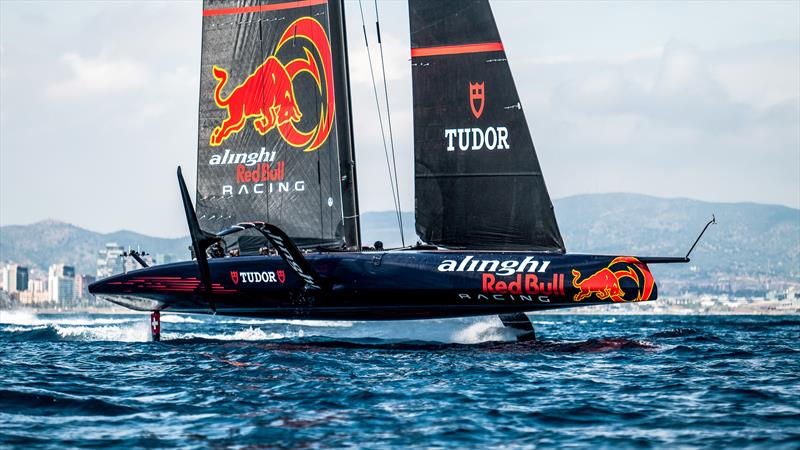 Alinghi Red Bull Racing - AC75  - Day 57 - April 26, 2023 - Barcelona photo copyright Alex Carabi / America's Cup taken at Société Nautique de Genève and featuring the AC75 class