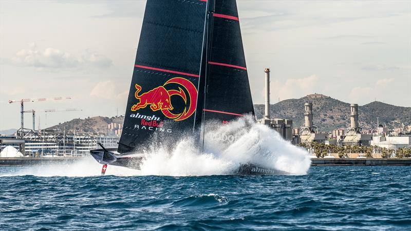 Alinghi Red Bull Racing - AC75  - Day 58 - April 27, 2023 - Barcelona photo copyright Alex Carabi / America's Cup taken at Société Nautique de Genève and featuring the AC75 class