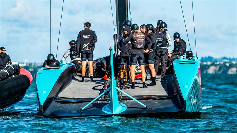 Emirates Team New Zealand - AC75 -  Day 18 - May 12, 2023 - Hauraki Gulf - photo © Adam Mustill / America's Cup