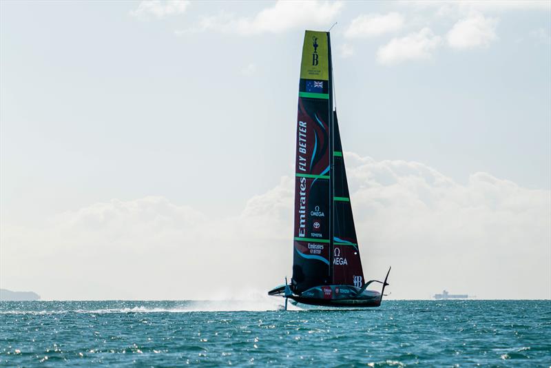 Emirates Team New Zealand - AC75 -  Day 18 - May 12, 2023 - Hauraki Gulf - photo © Adam Mustill / America's Cup