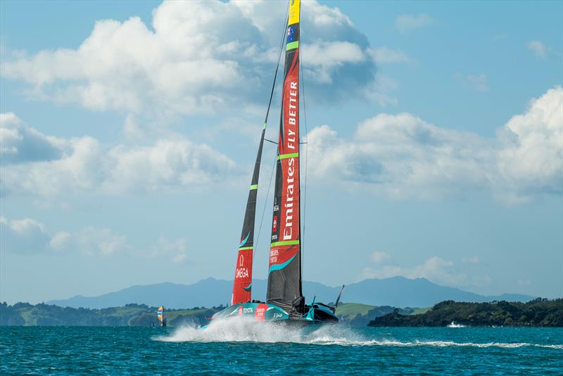 Emirates Team New Zealand - AC75 -  Day 18 - May 12, 2023 - Hauraki Gulf - photo © Adam Mustill / America's Cup