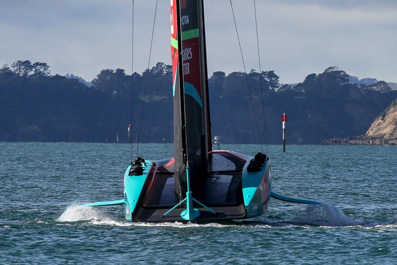 Emirates Team NZ's AC75 Te Rehutai - Final sailing day in Auckland - May 15, 2023 photo copyright Richard Gladwell - Sail-World.com / nz taken at Royal New Zealand Yacht Squadron and featuring the AC75 class