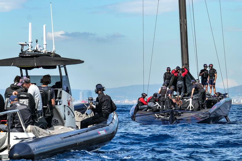  Alinghi Red Bull Racing - AC75  - Day 68 - June 14, 2023 - Barcelona photo copyright Alex Carabi / America's Cup taken at Société Nautique de Genève and featuring the AC75 class