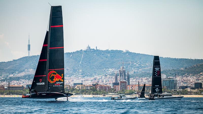 Alinghi Red Bull Racing - AC75  - Day 71 - June 26, 2023 - Barcelona photo copyright Alex Carabi / America's Cup taken at Société Nautique de Genève and featuring the AC75 class