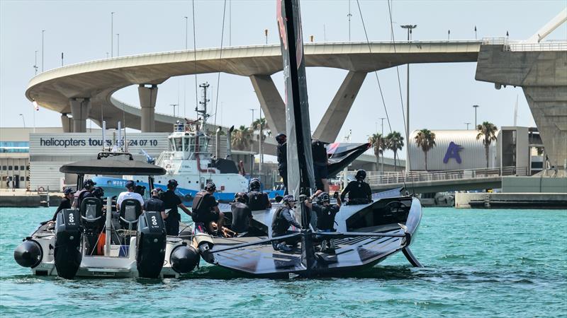 Alinghi Red Bull Racing - AC75 - Day 75 - July 13, 2023 - Barcelona - photo © Alex Carabi / America's Cup