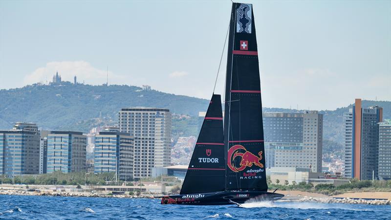 Alinghi Red Bull Racing - AC75 - Day 75 - July 13, 2023 - Barcelona photo copyright Alex Carabi / America's Cup taken at Société Nautique de Genève and featuring the AC75 class