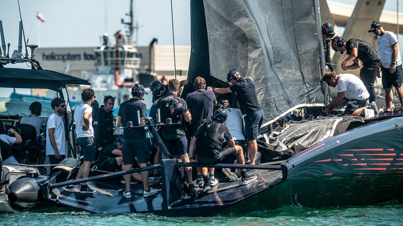 Alinghi Red Bull Racing - AC75 - Day 75 - July 13, 2023 - Barcelona photo copyright Alex Carabi / America's Cup taken at Société Nautique de Genève and featuring the AC75 class