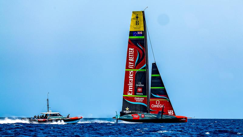 Emirates Team New Zealand - AC75  - Day 20 - July 14, 2023 - Barcelona - photo © Paul Todd/America's Cup