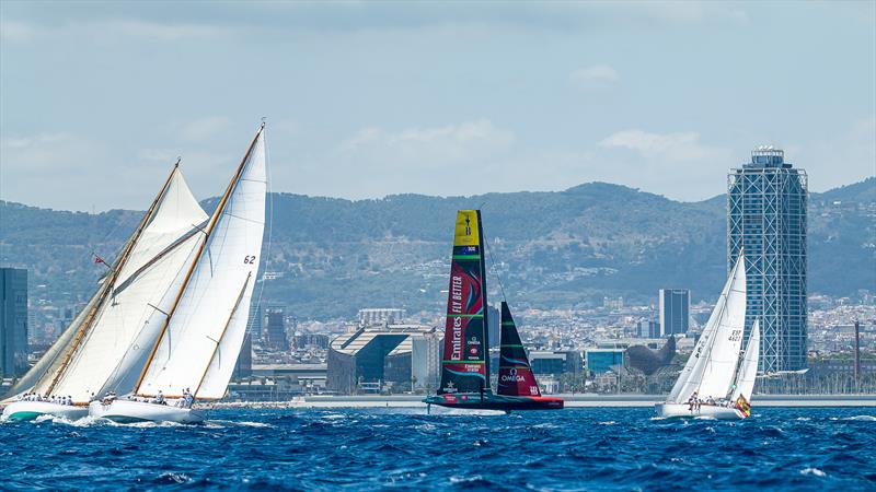 Emirates Team New Zealand - AC75  - Day 21 - July 15, 2023 - Barcelona photo copyright AC37 Joint Recon taken at Royal New Zealand Yacht Squadron and featuring the AC75 class