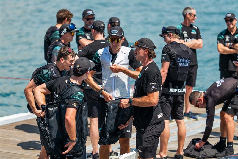 Emirates Team New Zealand - AC75  - Day 21 - July 15, 2023 - Barcelona photo copyright AC37 Joint Recon taken at Royal New Zealand Yacht Squadron and featuring the AC75 class