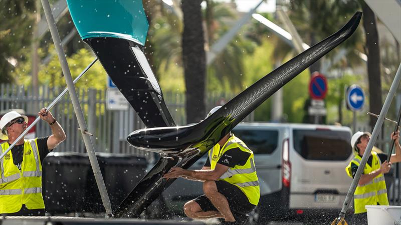 Emirates Team New Zealand - AC75  - Day 22 - July 17, 2023 - Barcelona photo copyright AC37 Joint Recon taken at Royal New Zealand Yacht Squadron and featuring the AC75 class