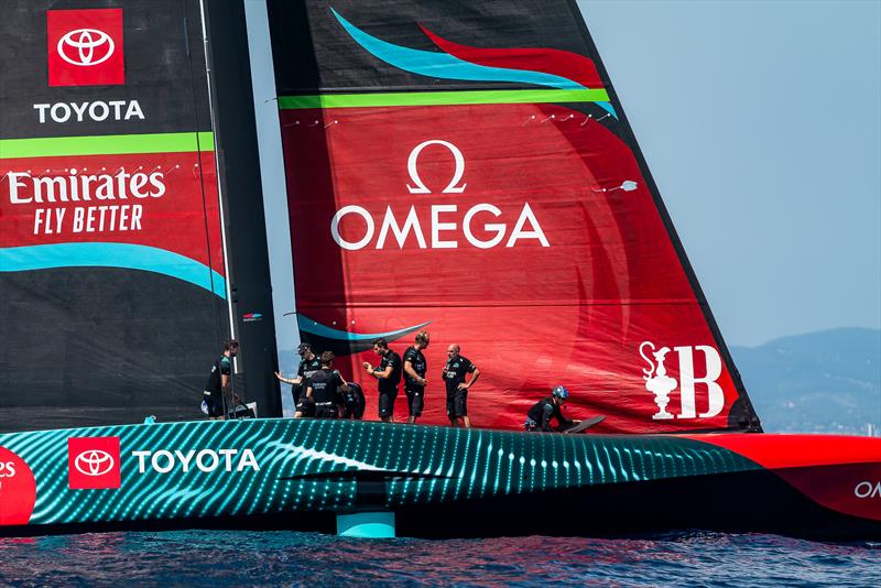 Emirates Team New Zealand - AC75 - Day 22 - July 17, 2023 - Barcelona - photo © AC37 Joint Recon