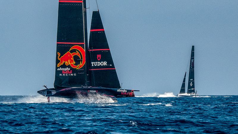 Alinghi Red Bull Racing - AC75  - Day 77 - July 18, 2023 - Barcelona - photo © Alex Carabi / America's Cup