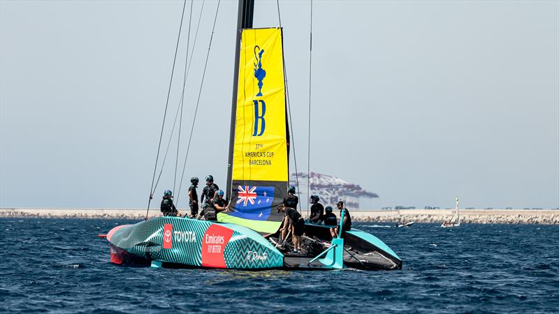 Emirates Team New Zealand - AC75  - Day 23 - July 18, 2023 - Barcelona - photo © Job Vermeulen / America's Cup