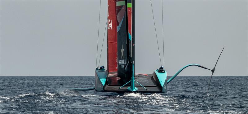 Emirates Team New Zealand - AC75  - Day 24 - July 19, 2023 - Barcelona photo copyright Job Vermeulen / America's Cup taken at Royal New Zealand Yacht Squadron and featuring the AC75 class