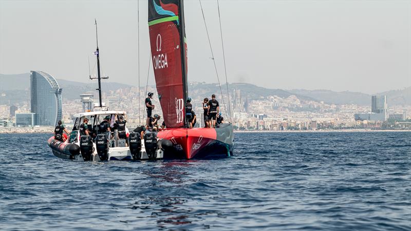 Emirates Team New Zealand - AC75 - Day 24 - July 19, 2023 - Barcelona - photo © Job Vermeulen / America's Cup