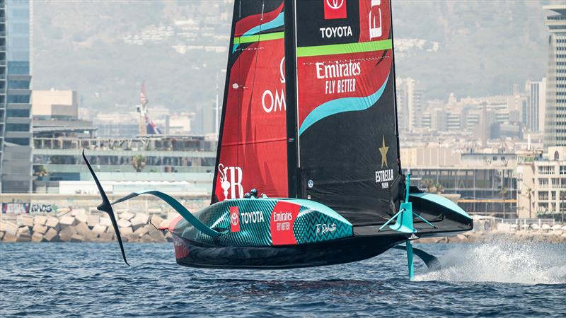 Emirates Team New Zealand - AC75 - Day 24 - July 19, 2023 - Barcelona - photo © Job Vermeulen / America's Cup