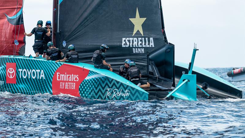 Emirates Team New Zealand - AC75 - Day 26 - July 26, 2023 - Barcelona - photo © Job Vermeulen / America's Cup