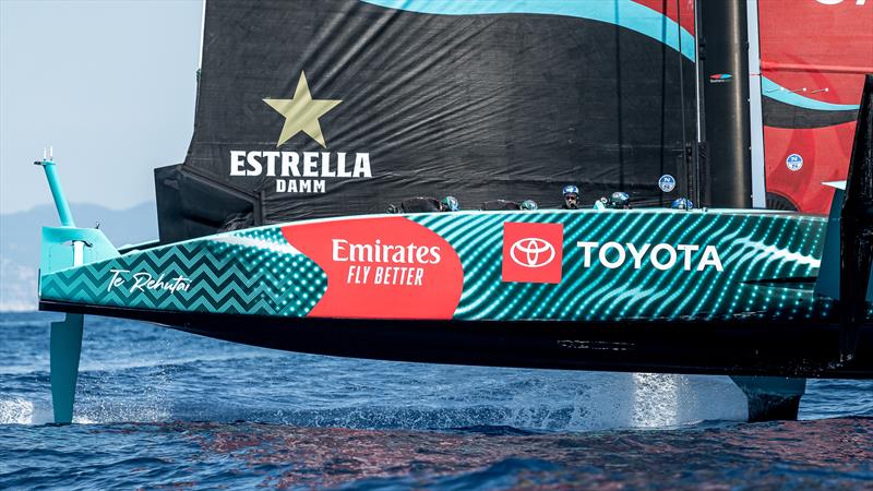 Emirates Team New Zealand - AC75  - Day 27 - July 28, 2023 - Barcelona - photo © Job Vermeulen / America's Cup