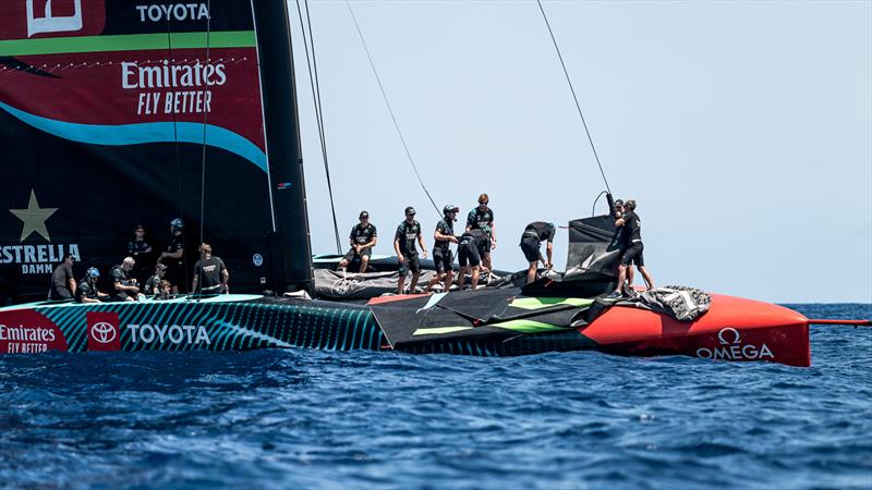 Emirates Team New Zealand - AC75  - Day 27 - July 28, 2023 - Barcelona - photo © Job Vermeulen / America's Cup