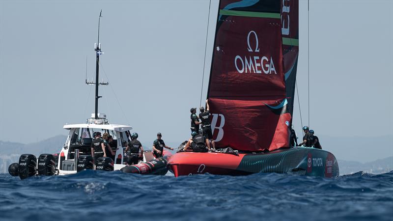 Emirates Team New Zealand - AC75  - Day 27 - July 28, 2023 - Barcelona - photo © Job Vermeulen / America's Cup