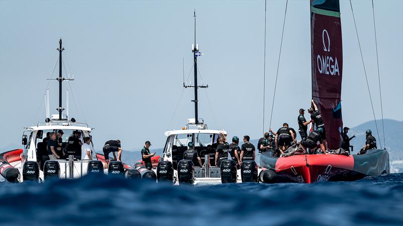 Emirates Team New Zealand - AC75  - Day 27 - July 28, 2023 - Barcelona - photo © Job Vermeulen / America's Cup