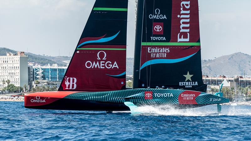 Emirates Team New Zealand - AC75  - Day 27 - July 28, 2023 - Barcelona - photo © Job Vermeulen / America's Cup