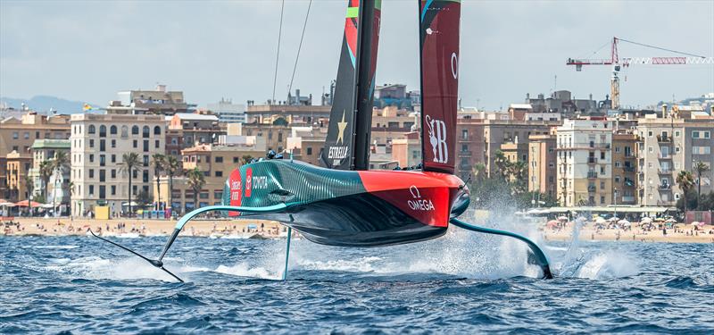 Emirates Team New Zealand - AC75  - Day 28 - July 31, 2023 - Barcelona - photo © Job Vermeulen / America's Cup