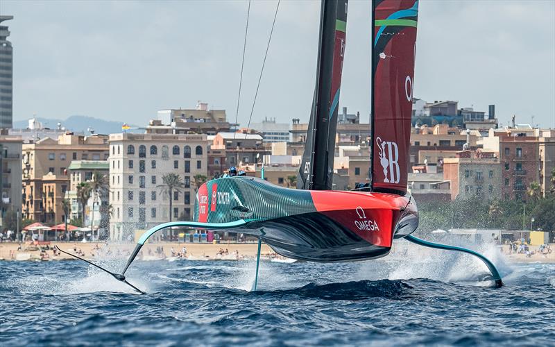 Emirates Team New Zealand - AC75  - Day 28 - July 31, 2023 - Barcelona - photo © Job Vermeulen / America's Cup