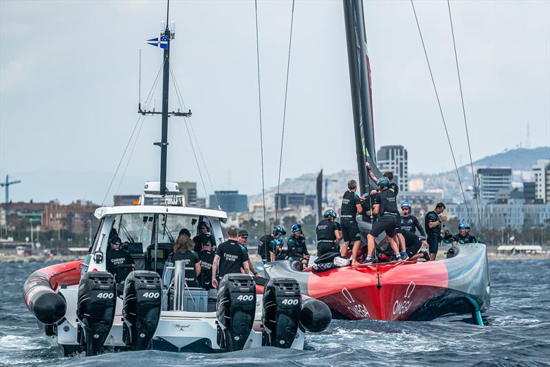 Emirates Team New Zealand - AC75  - Day 28 - July 31, 2023 - Barcelona - photo © Job Vermeulen / America's Cup