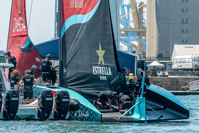 Emirates Team New Zealand - AC75 - Day 29 - August 1, 2023 - Barcelona - photo © Job Vermeulen / America's Cup