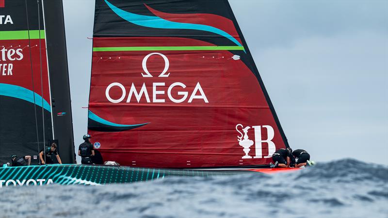 Emirates Team New Zealand - AC75  - Day 30 - August 3, 2023 - Barcelona photo copyright Job Vermeulen / America's Cup taken at Royal New Zealand Yacht Squadron and featuring the AC75 class