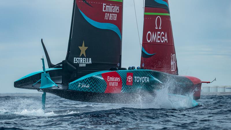 Emirates Team New Zealand - AC75  - Day 30 - August 3, 2023 - Barcelona photo copyright Job Vermeulen / America's Cup taken at Royal New Zealand Yacht Squadron and featuring the AC75 class