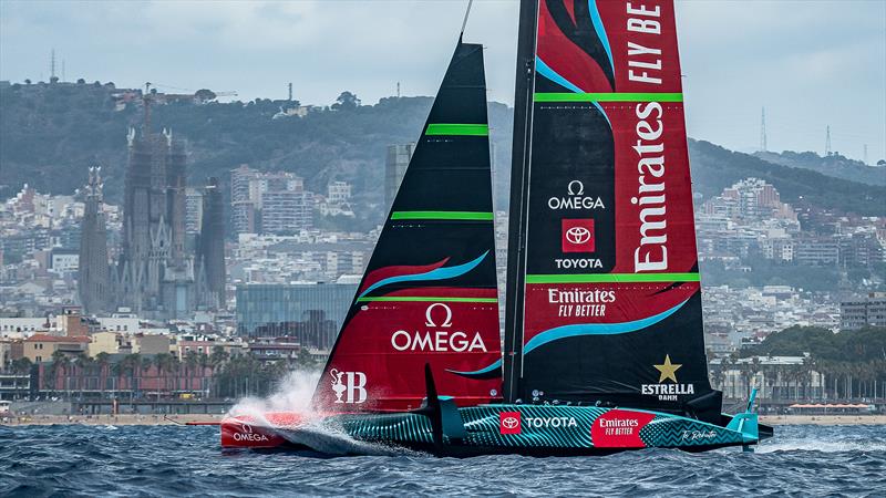 Emirates Team New Zealand - AC75  - Day 30 - August 3, 2023 - Barcelona photo copyright Job Vermeulen / America's Cup taken at Royal New Zealand Yacht Squadron and featuring the AC75 class