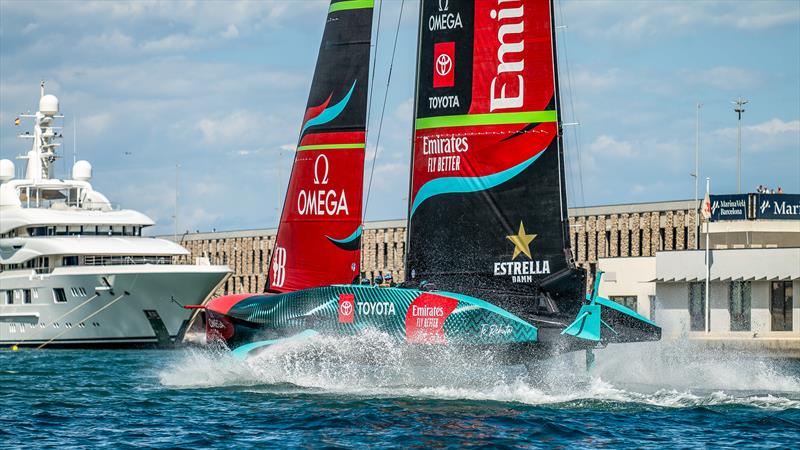 Emirates Team New Zealand - AC75 - Day 31 - August 4 , 2023 - Barcelona - photo © Paul Todd/America's Cup