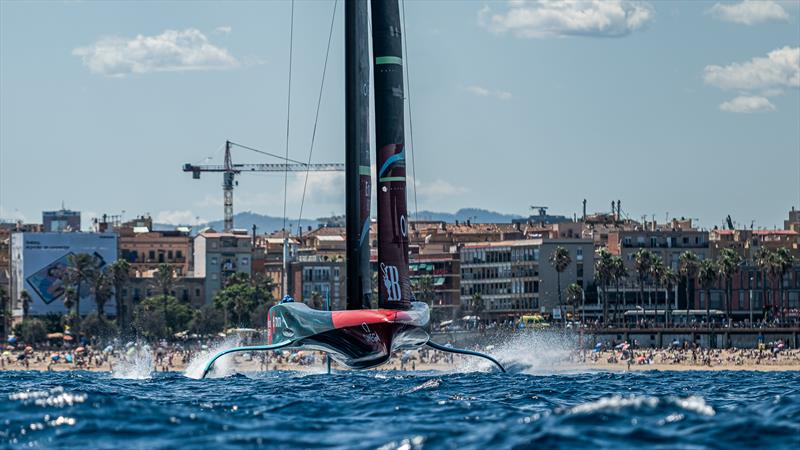 Emirates Team NZ - Day 31 - Barcelona - August, 4 2023 photo copyright Job Vermeulen / America's Cup taken at Royal New Zealand Yacht Squadron and featuring the AC75 class