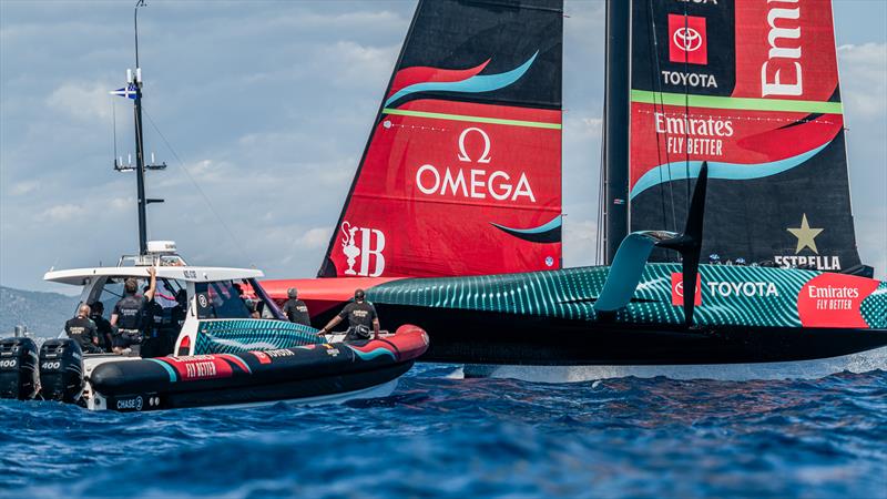 Emirates Team NZ - Day 31 - Barcelona - August, 4 2023 photo copyright Job Vermeulen / America's Cup taken at Royal New Zealand Yacht Squadron and featuring the AC75 class