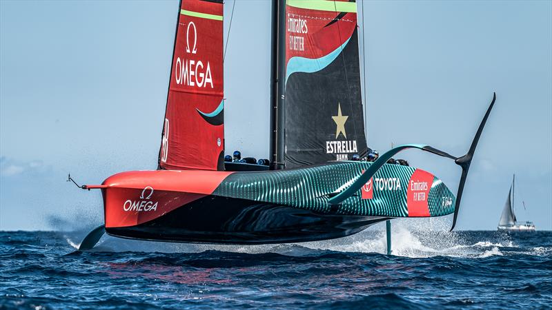 Emirates Team NZ - Day 31 - Barcelona - August, 4 2023 photo copyright Job Vermeulen / America's Cup taken at Royal New Zealand Yacht Squadron and featuring the AC75 class