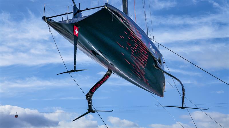 Alinghi Red Bull Racing - AC75  - Day 78 - August 7, 2023 - Barcelona photo copyright Alex Carabi / America's Cup taken at Société Nautique de Genève and featuring the AC75 class