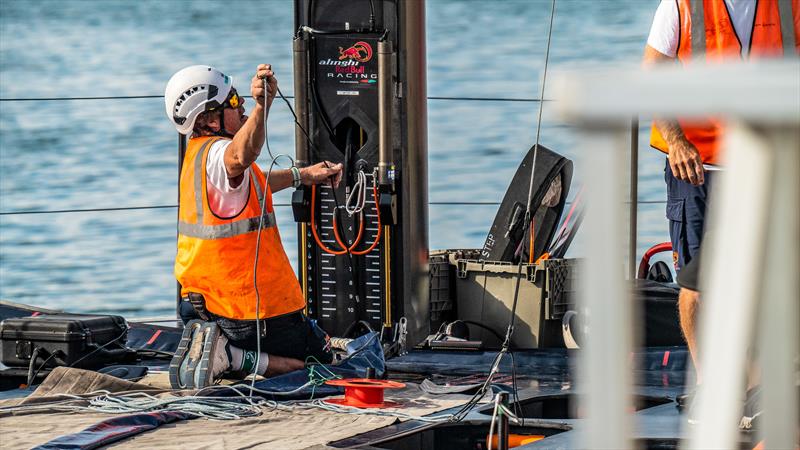 Alinghi Red Bull Racing - AC75  - Day 78 - August 7, 2023 - Barcelona - photo © Alex Carabi / America's Cup