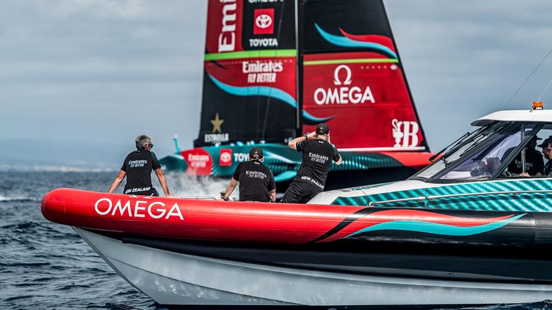 Emirates Team NZ - Day 32 - Barcelona - August, 8 2023 photo copyright Job Vermeulen / America's Cup taken at Royal New Zealand Yacht Squadron and featuring the AC75 class