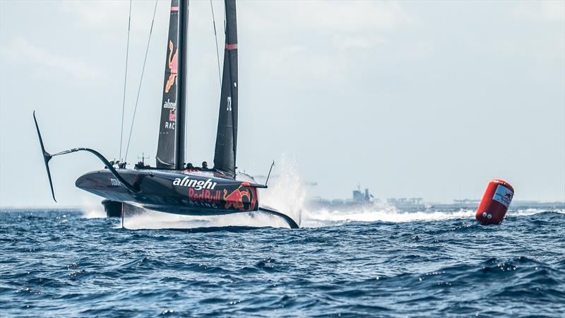 Alinghi Red Bull Racing - AC75  - Day 79 - August 8, 2023 - Barcelona photo copyright Alex Carabi / America's Cup taken at Société Nautique de Genève and featuring the AC75 class