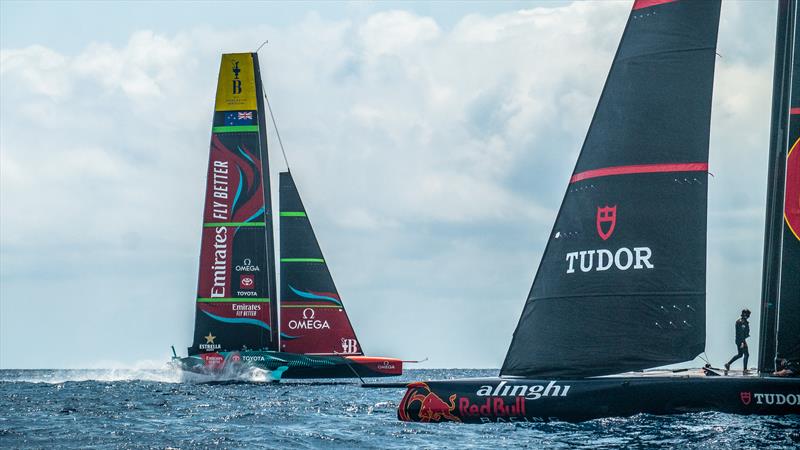 Alinghi Red Bull Racing - AC75  - Day 79 - August 8, 2023 - Barcelona - photo © Alex Carabi / America's Cup