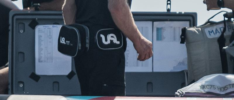 Looks like they are just tool box lists - Emirates Team NZ - Day 33 - Barcelona - August, 15 2023 - photo © Job Vermeulen / America's Cup