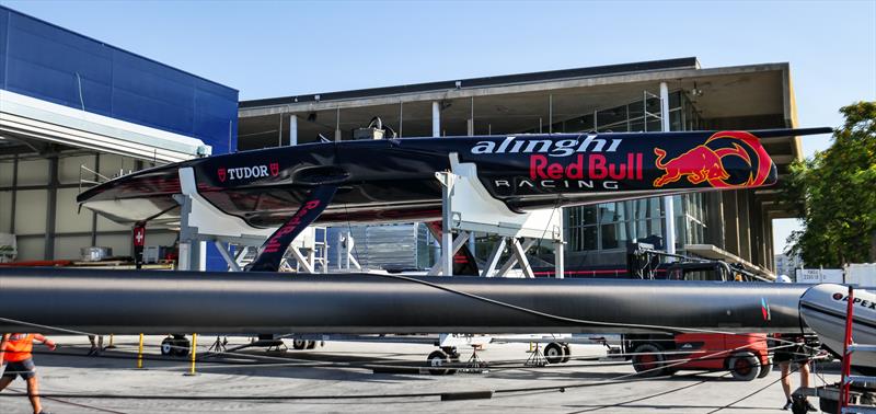 Alinghi Red Bull Racing - AC75  - Day 80 - August 22, 2023 - Barcelona - photo © Alex Carabi / America's Cup