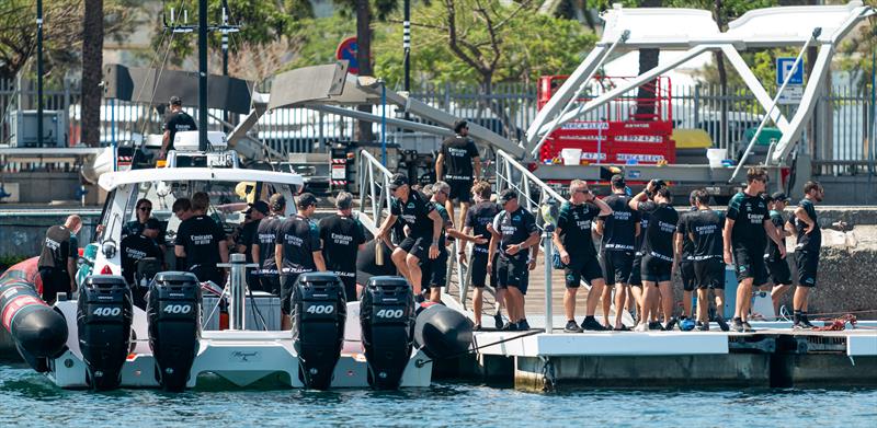 Emirates Team NZ - Day 36 - Barcelona - August 24, 2023 photo copyright Job Vermeulen / America's Cup taken at Royal New Zealand Yacht Squadron and featuring the AC75 class
